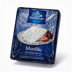 Сыр плесень голубая Монт Блю 50% КУСОК (100 грамм) НФ-00001755